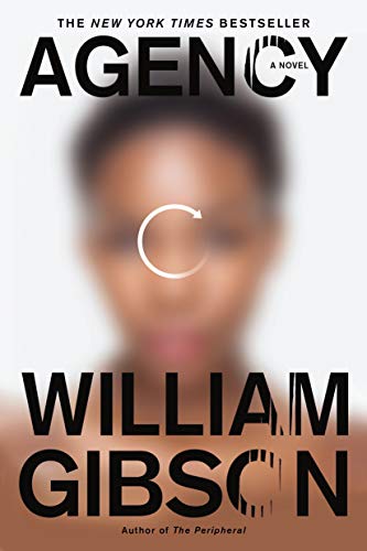 A book cover with the title and author's name in black, bold letters, with an image of the head and upper torso of a black woman with close-cropped hair as viewed through a translucent white window, over which is superimposed a partial white circle with an arrow at one end, a common indication in computers telling the user to wait