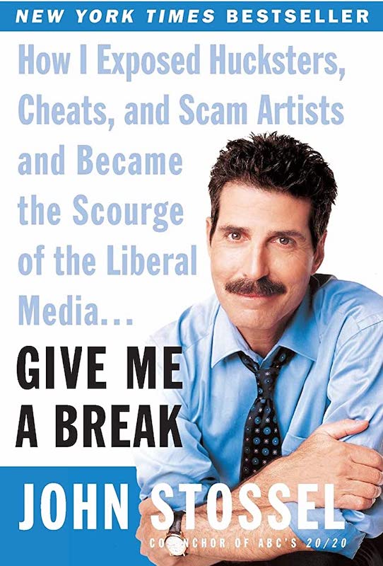 A book cover with a white background and the author's name and the book's entire title, featuring a large color photo of the upper half of the author, a man with brown hair and a moustache wearing a blue dress shirt open at the collar, with a loosened tie, looking at the camera