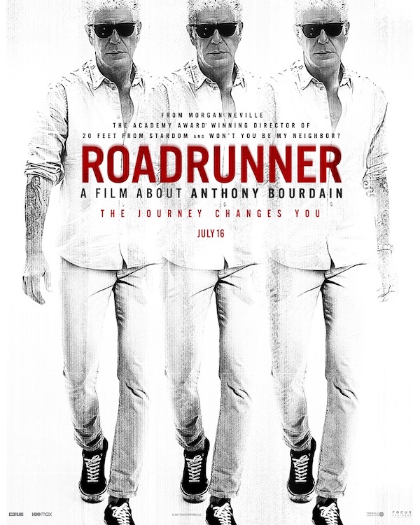 Movie poster for Roadrunner: A Film About Anthony Bourdain