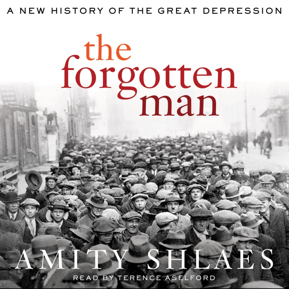 A book cover with the book’s title, subtitle, and author’s name overlaid upon a black-and-white photo of hundreds of men, almost all in hats and overcoats, crowded together on a city street with buildings barely visible in the background