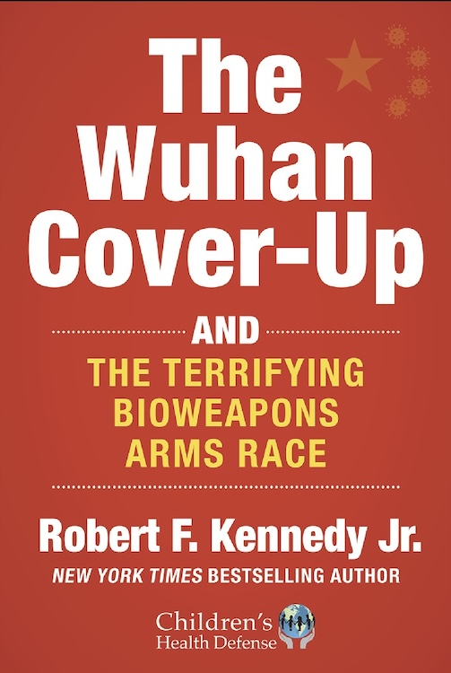 A simple book cover with a bright red background and a faint image of a star and four spiked viruses, with the title and author's name in bold white letters and the subtitle in slightly smaller yellow letters